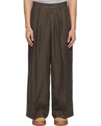 ERL - Pleated Suit Trousers - Lyst