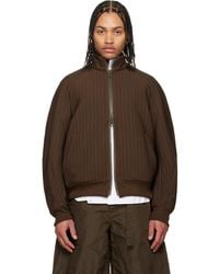Sacai - Matelasse Twill Blouson Jacket - Lyst