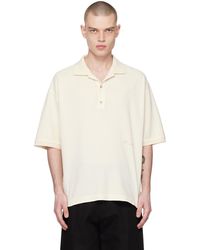 RECTO. - Off- Pigment-dyed Polo - Lyst