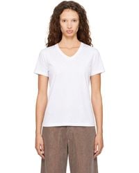 Leset - Margo V Neck T-Shirt - Lyst