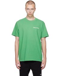 Sporty & Rich - Sportyrich t-shirt 'la racquet club' vert - Lyst