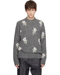 Jil Sander - Wool Blend Crew-Neck Sweater - Lyst