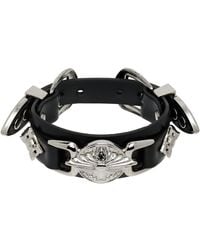 Toga - Double Buckle Bangle Bracelet - Lyst