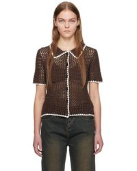 Wynn Hamlyn - Spread Collar Shirt - Lyst