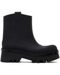 Chloé - Bottes de pluie raina noires - Lyst