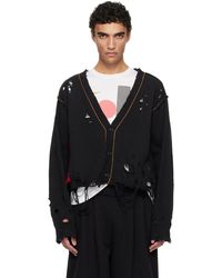 Doublet - ブラック Recycle Denim Yarn カーディガン - Lyst