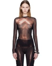 Jean Paul Gaultier - 'The Bronze Body Dust' Top - Lyst