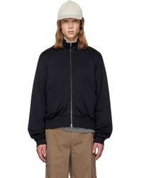 Our Legacy - True Track Jersey Mob Jacket - Lyst