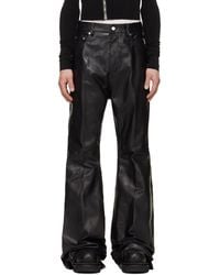 Rick Owens - Tower Bolan Bootcut Leather Pants - Lyst
