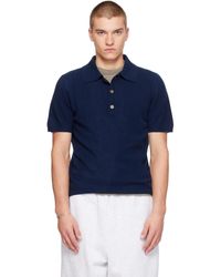 Entire studios - Short Sleeve Cashmere Knit Polo - Lyst