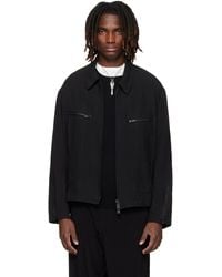 Yohji Yamamoto - Zip Blouson Jacket - Lyst