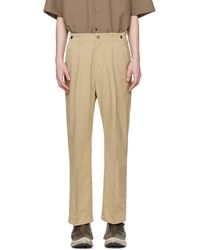 Meanswhile - Side Zip Trousers - Lyst