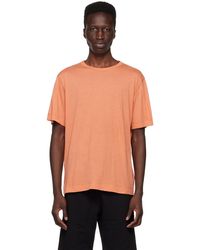 Dries Van Noten - Orange Overlock Stitch T-shirt - Lyst