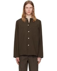 Tekla - Poplin Long-Sleeved Pyjama Shirt - Lyst