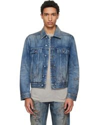 Rick Owens - Temple Trucker Denim Jacket - Lyst
