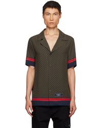 Balmain - Monogram Wool Shirt - Lyst