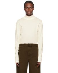 Lemaire - Off- Rib Turtleneck - Lyst