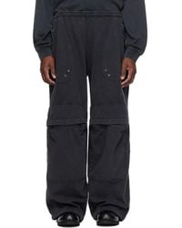 Alexander Wang - Articulated Mid-Rise Cargo Sweatpants - Lyst