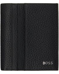 BOSS - Grained Leather Wallet - Lyst