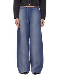 Alexander Wang - Allover Hotfix Mid-Rise Sweatpants - Lyst