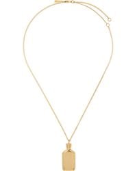 Calvin Klein - Short Ck One Charm Necklace - Lyst