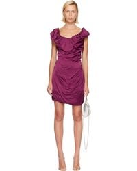 Vivienne Westwood - Burgundy Twisted Ginnie Minidress - Lyst
