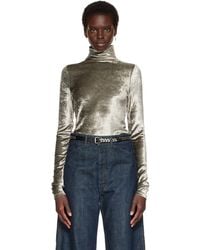 Lemaire - Fitted Stand Collar Turtleneck - Lyst