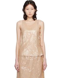 Renaissance Renaissance - Tati Sequin Top - Lyst