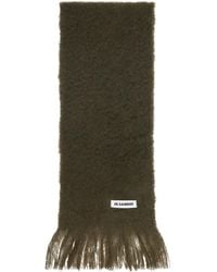 Jil Sander - Plain Mohair Wool Scarf - Lyst