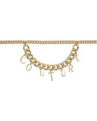 Versace - Gold Charms Chain Belt - Lyst