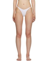 Mugler - White Star Bikini Bottoms - Lyst