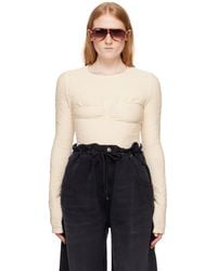Isabel Marant - Off-white Floride Long Sleeve T-shirt - Lyst