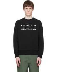 Moncler - Branded Cotton Sweatshirt - Lyst