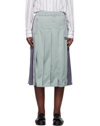 Needles - Pleated Track Midi Skirt - Lyst