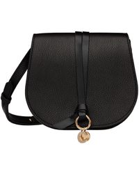 Chloé - Black Mini Alphabet Saddle Bag - Lyst