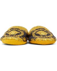 Versace Baroque Slippers - Yellow