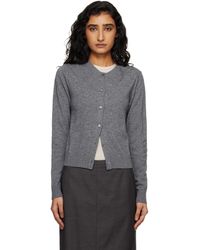 DUNST - Essential Crewneck Knit Cardigan - Lyst