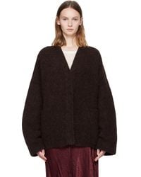 Lauren Manoogian - Burgundy Double Face Cardigan - Lyst