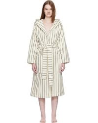 Tekla - Terry Hooded Bathrobe - Lyst