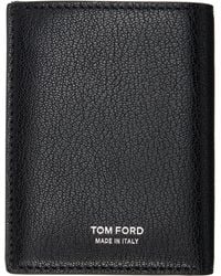 Tom Ford - Elongated T Line Folding Card Holder - Lyst