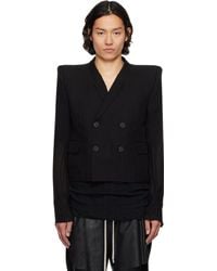 Rick Owens - ブラック Hollywood Jmf Neue テーラードジャケット - Lyst
