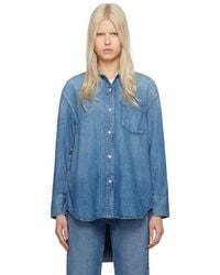 Citizens of Humanity - Blue Cocoon Denim Shirt - Lyst