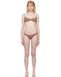 Bondeye - Haut de bikini gracie et culotte de bikini sign bruns - Lyst