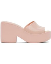 Melissa - Pink Posh Heeled Sandals - Lyst