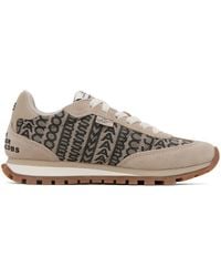 Marc Jacobs - Beige 'the Monogram jogger' Sneakers - Lyst