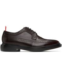 Thom Browne - Brown Rubber Sole Longwing Derbys - Lyst