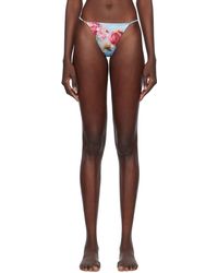 Fleur du Mal - Luxe V-String Thong - Lyst