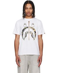 A Bathing Ape - 1St Camo Separate Shark T-Shirt - Lyst