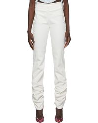 Slacks and Chinos Straight-leg trousers Womens Clothing Trousers Danielle Guizio Cotton Trousers 