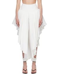 Alaïa - Alaïa Nylon Maxi Petticoat Midi Skirt - Lyst